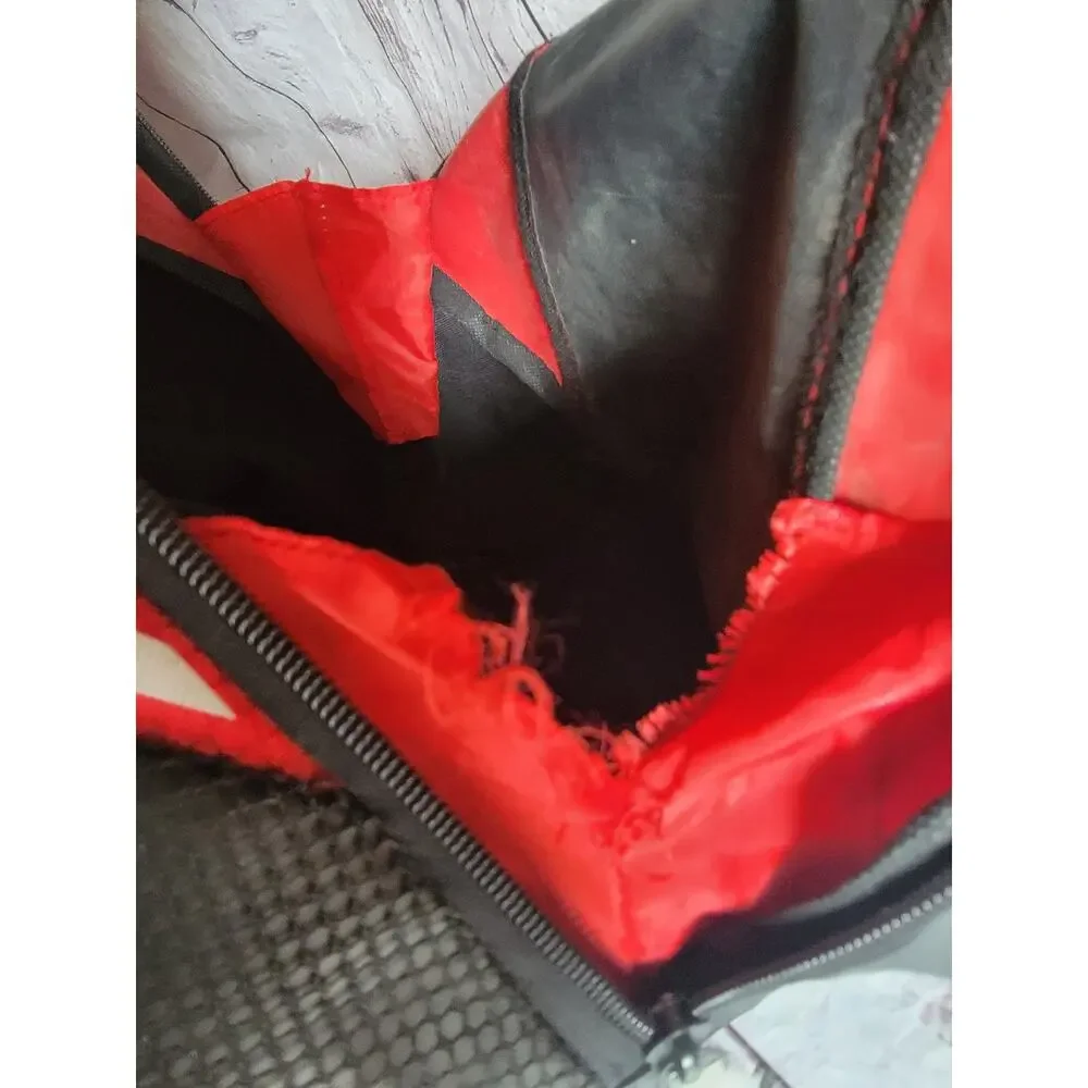Rawlings R400 Player's Bat Pack Scarlet Red Black Baseball Backpack Read